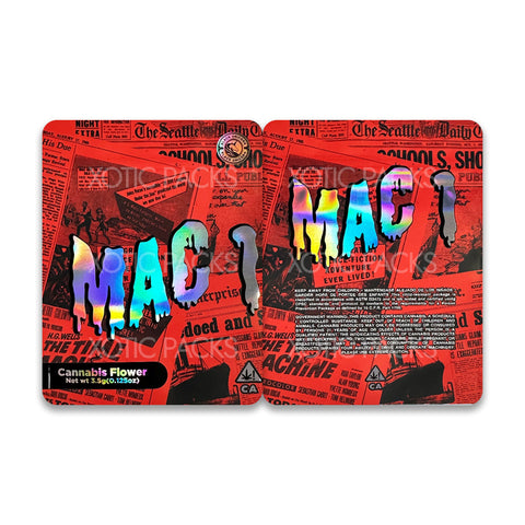 Mac 1 mylar bags 3.5 grams