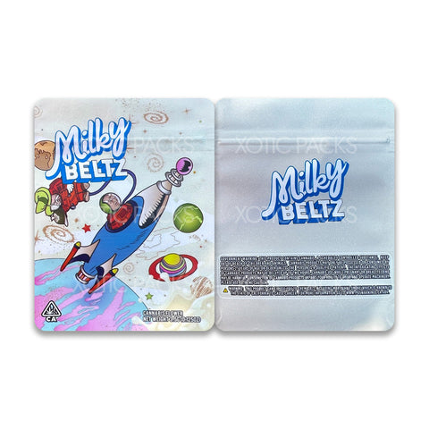 Milky Beltz 3.5 gram mylar bags