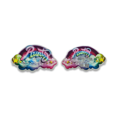 Rainbow Runtz mylar bags 3.5 grams