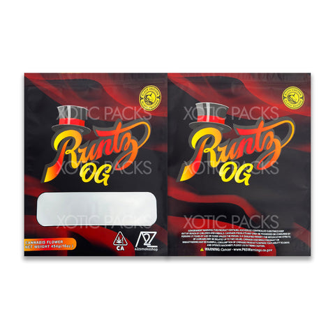 Runtz OG 1 pound mylar bags