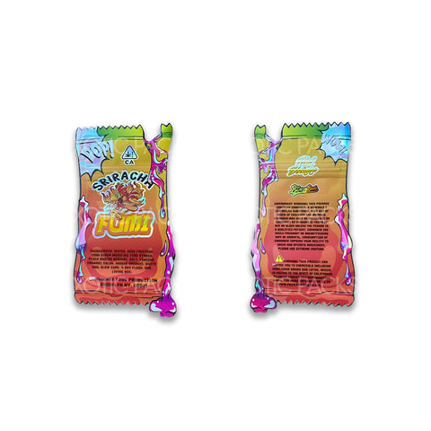 Siracha Fumi mylar bags 3.5 grams