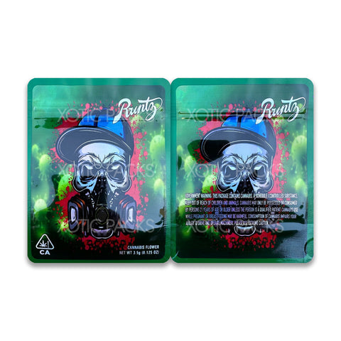 Skull Runtz mylar bags 3.5 grams