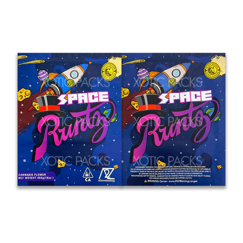 Space Runtz 1 pound mylar bags