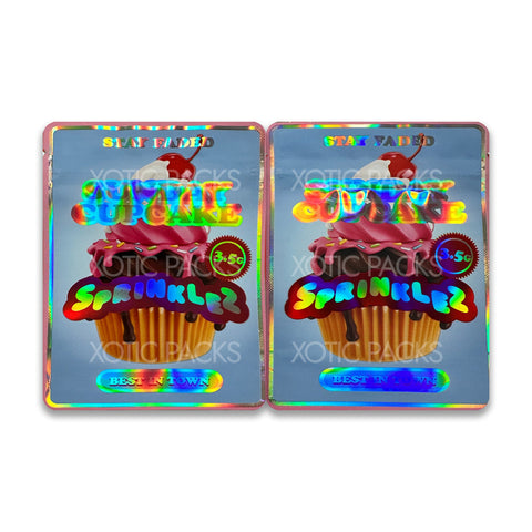 Sunday Cupcake Sprinklez mylar bags 3.5 grams