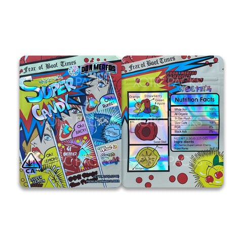 Super Candy mylar bags 3.5 grams