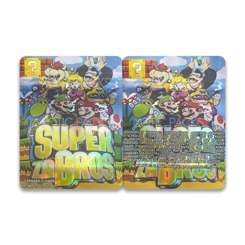 Super Za Bros mylar bags 3.5 grams