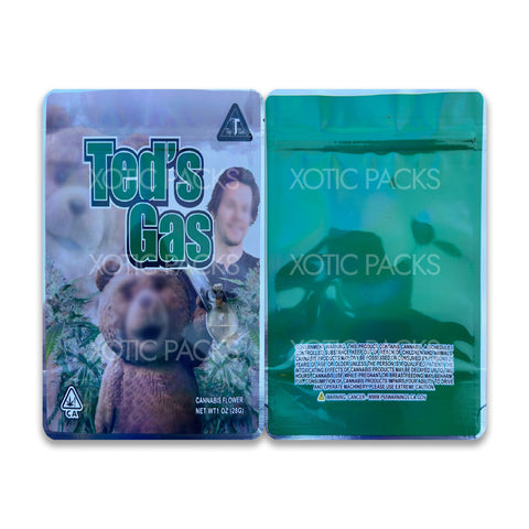 Teds Gas mylar bags 3.5 grams