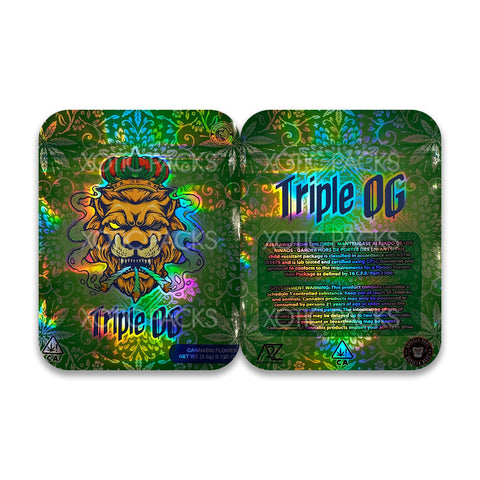 Triple OG mylar bags 3.5 grams