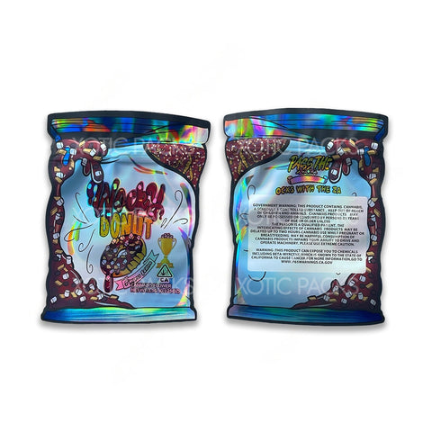 Wocky Donut mylar bags 3.5 grams