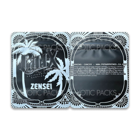 Zensei mylar bags 3.5 grams